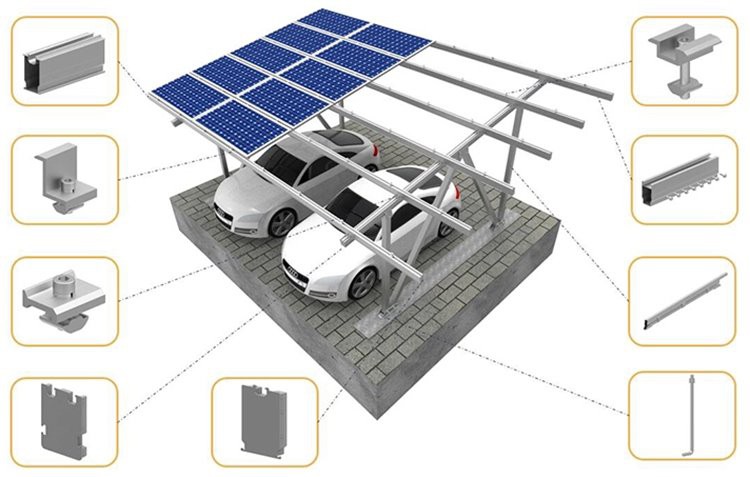 solar canopies for parking lots structure solar canopies for parking lots structure