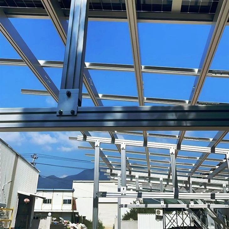 Home Solar Panel Carport Structure_04