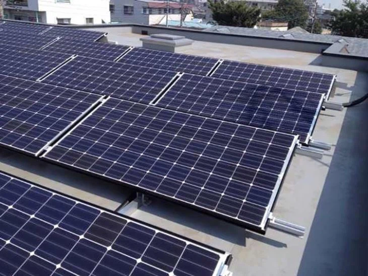Home Roof Ballasted Bracket Solar Panel Mount Solar Power Systems Pv Rack