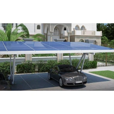 ソーラーパネルカーポートパーキングシステム太陽太陽光発電取り付け構造を備えたソーラーカーポートサポート