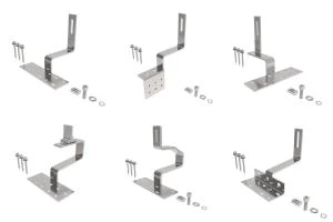 Tile Roof Hooks Aluminum Material For Solar Energy