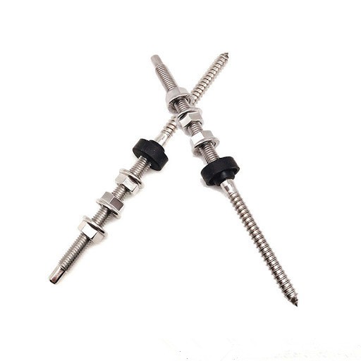 Solar Tin Roof Hanger Bolt With Adapter
