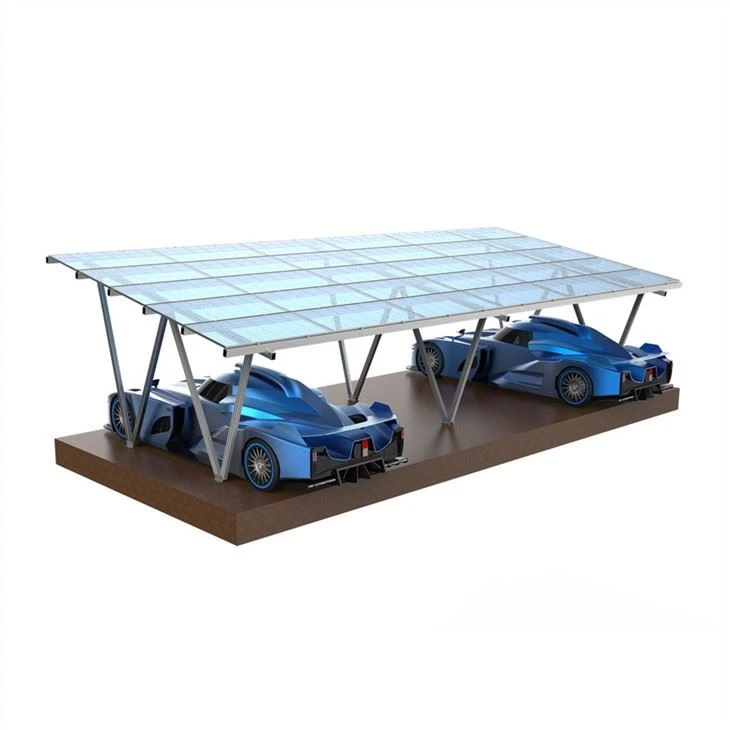 carport solar system 3D map